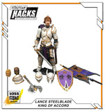 Vitruvian H.A.C.K.S. Lance Steelblade (King of Accord) Action Figure 1:18